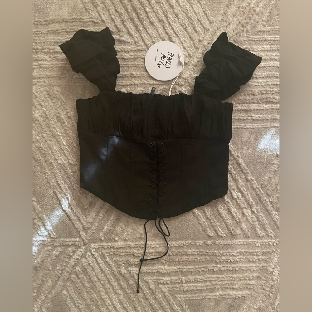 Black corset top